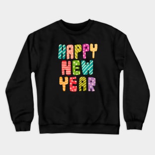 Happy New Year Spectrum Crewneck Sweatshirt